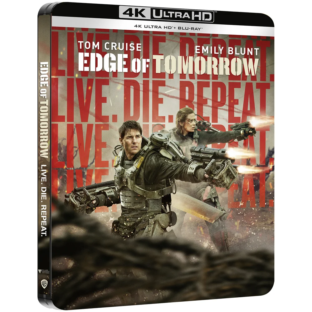 Edge of Tomorrow 4K Ultra HD Édition Steelbook Steelbook (Blu-ray inclus) Image 1