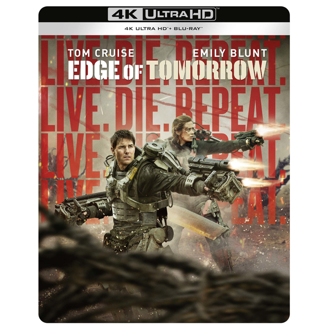Edge of Tomorrow 4K Ultra HD Édition Steelbook Steelbook (Blu-ray inclus)