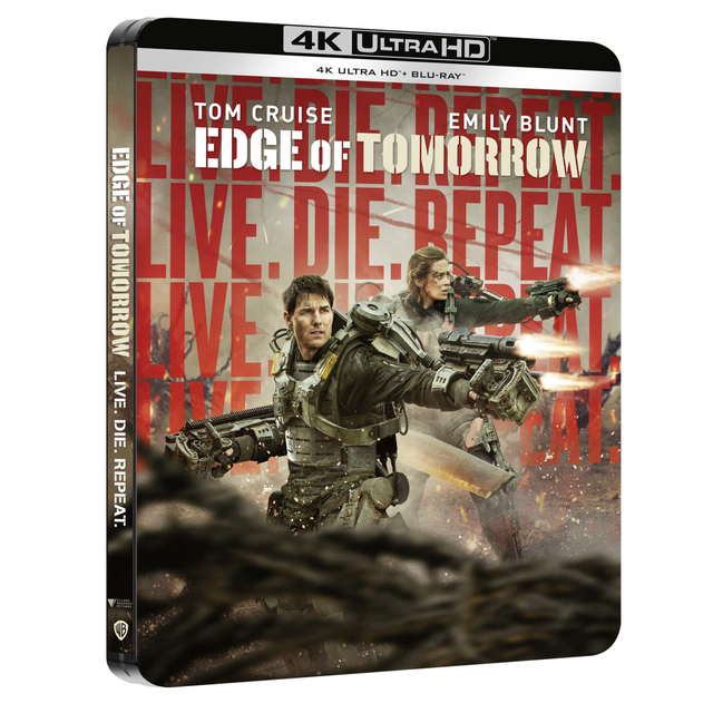 Edge of Tomorrow 4K Ultra HD Édition Steelbook Steelbook (Blu-ray inclus)