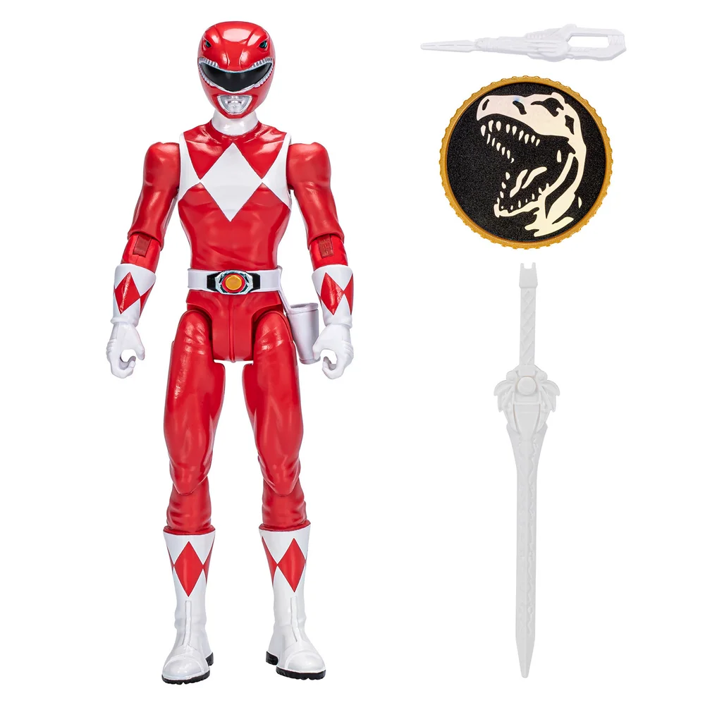 Figurine Power Rangers Mighty Morphin Ranger Rouge - 15 cm Image 1