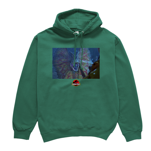 Jurassic Park Dilophosaurus Hoodie - Green