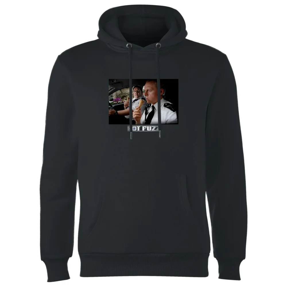 Hot Fuzz Ice Cream Scene Hoodie - Black - S Image 1