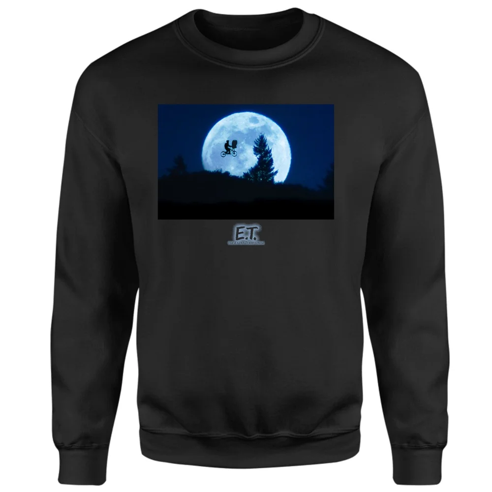 E.T. the Extra-Terrestrial Moon Cycle Sweatshirt - Black - XS Image 1