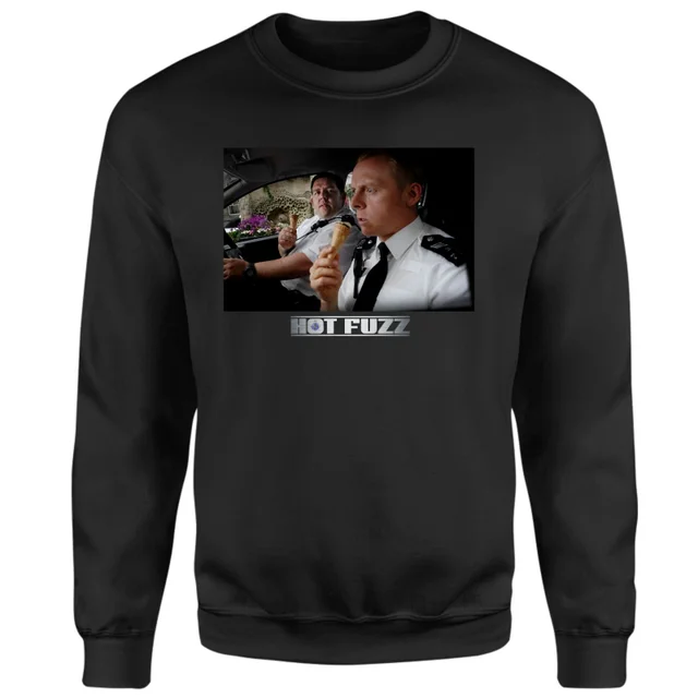 Hot Fuzz Ice Cream Scene Sweatshirt - Black