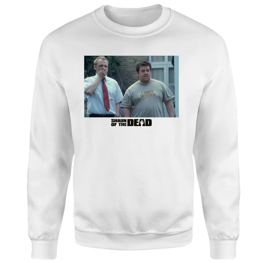 Shaun of the Dead I Think We Should Go Back Inside Sweatshirt - White - M Image 1