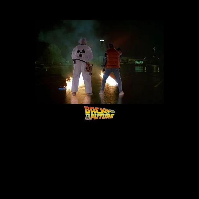 Back to the Future First Test Unisex T-Shirt - Black