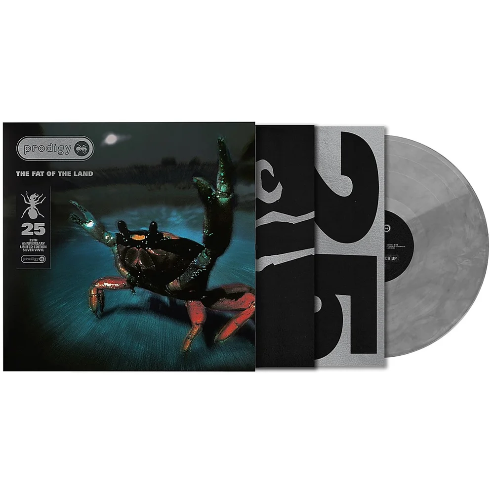 The Prodigy - The Fat Of The Land (25th Anniversary Edition) Silver Vinyl 2LP Image 1