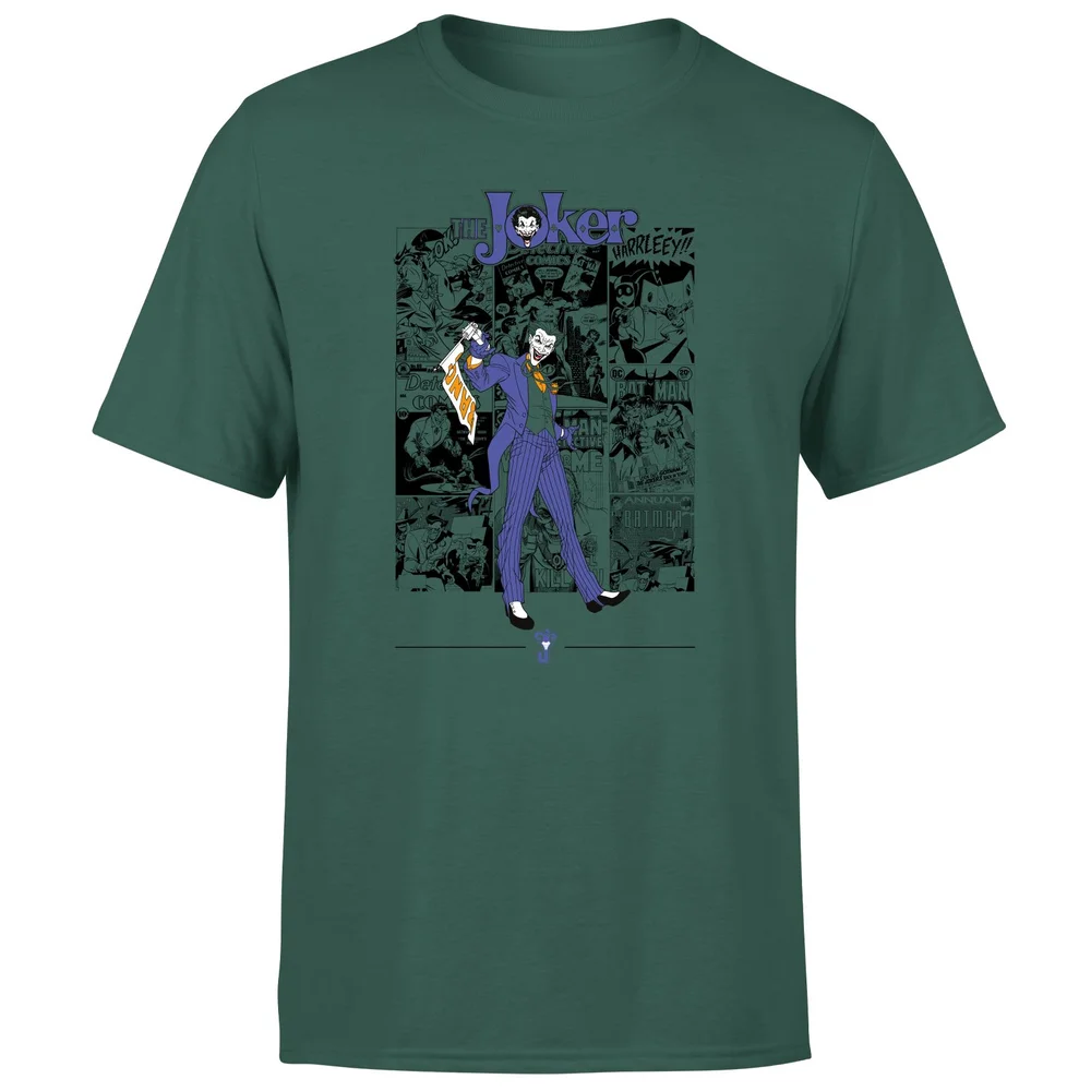 The Joker Comic Composition T-Shirt - Green - S - Vert Citron Image 1