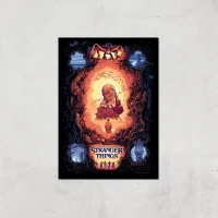 Stranger Things x Alex Hovey Vecna Illustration Giclee Art Print
