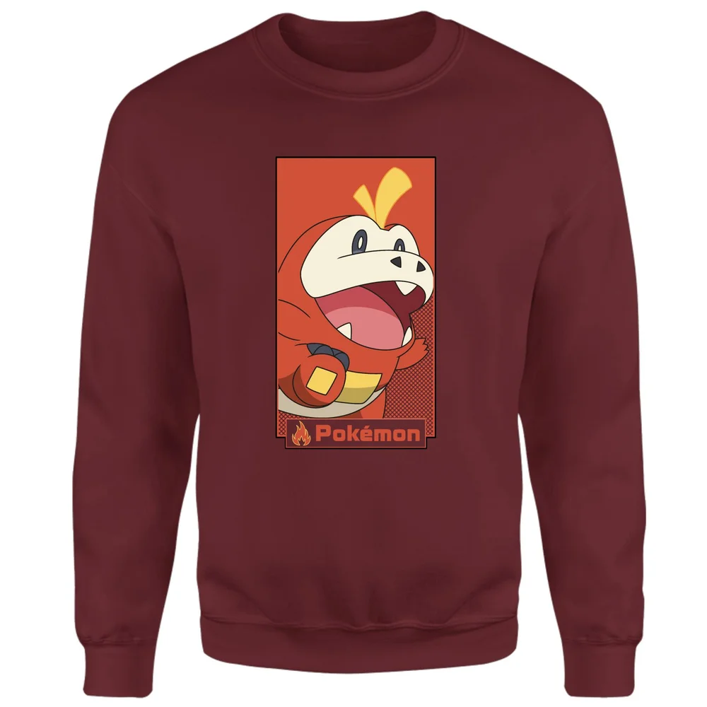 Pokemon Fuecoco Sweatshirt - Bordeaux - S Image 1