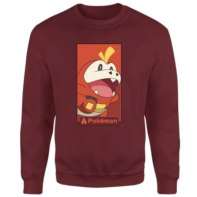 Pokemon Fuecoco Sweatshirt - Bordeaux