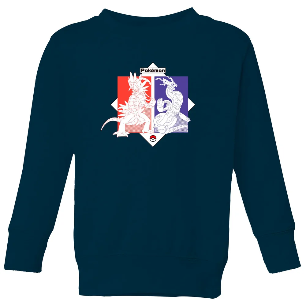 Pokemon Legendary Sweatshirt pour Enfants - Bleu Marine - 3-4 ans Image 1