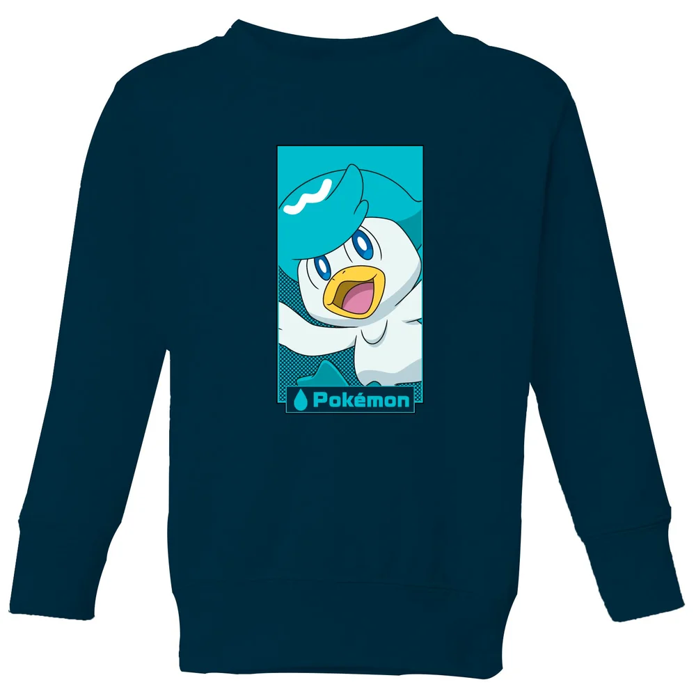 Pokemon Quaxly Sweatshirt pour Enfants - Bleu Marine - 3-4 ans Image 1