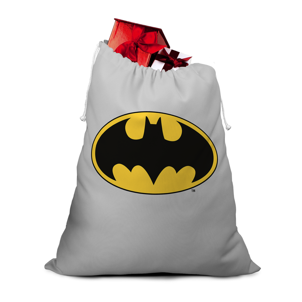 Batman Logo Christmas Santa Sack Image 1