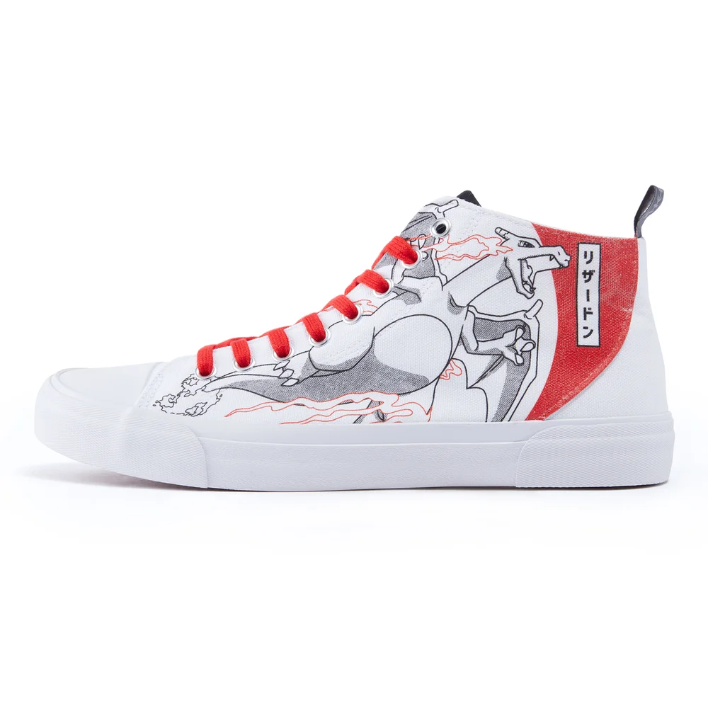 Chaussures Akedo Dracaufeu Flamme - Blanc - UK 3 / EU 35.5 / US Men's 3.5 / Women's 5 Image 1