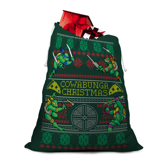 Teenage Mutant Ninja Turtles Cowabunga Christmas Santa Sack