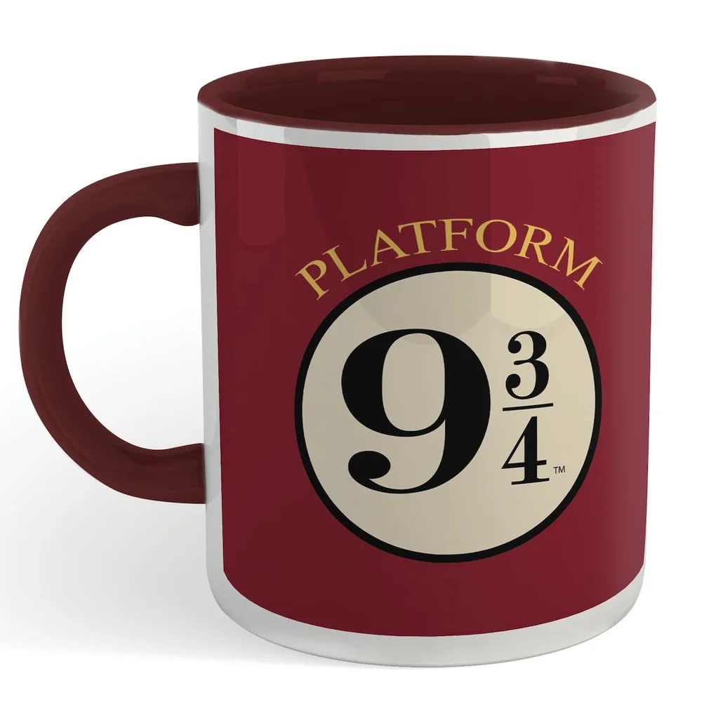 Harry Potter Platform 9 3/4 Mug - Burgundy Image 1