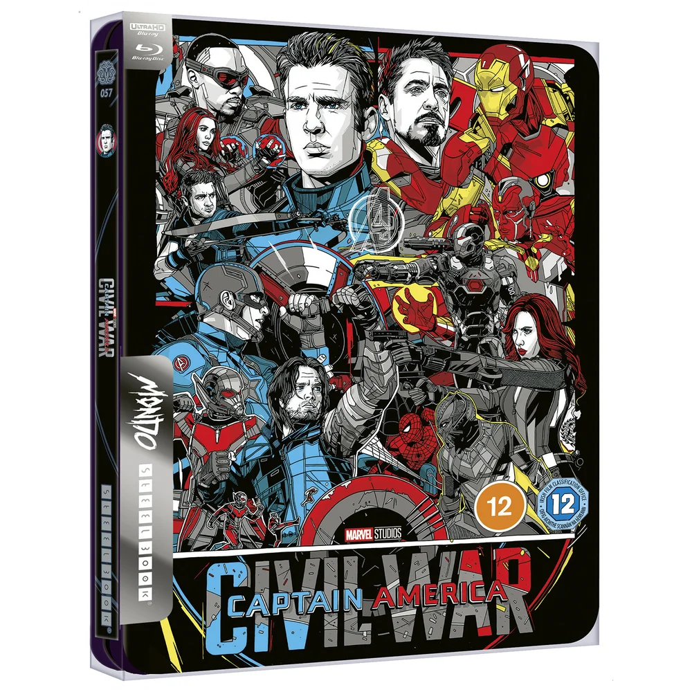Marvel Studios Captain America : Civil War - Mondo #57 Steelbook 4K UHD (Blu-ray Inclus) Image 1