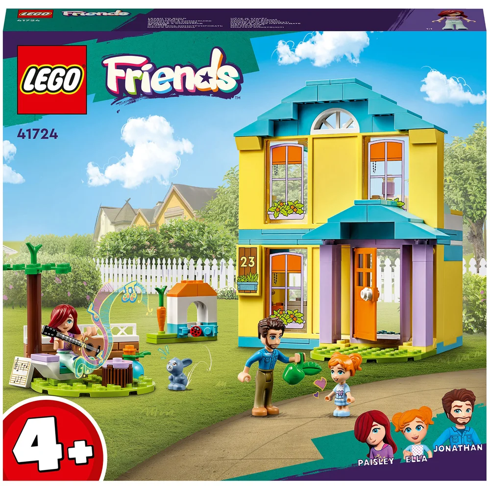 LEGO Friends: La Maison de Paisley, Jouet Enfants 4 Ans, avec Accessoires, et Mini-Poupées(41724) Image 1
