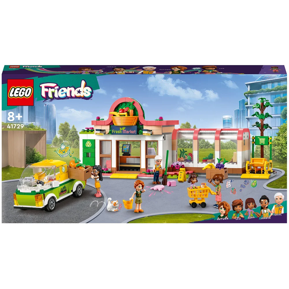LEGO Friends: L’Épicerie Biologique, Jouet Supermarché, avec Camion & Mini-Poupées(41729) Image 1