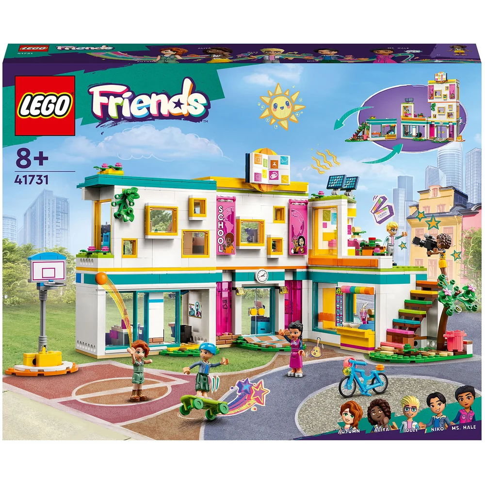 LEGO Friends: L’École Internationale de Heartlake City:, Jouet avec 5 Mini-Poupées(41731) Image 1