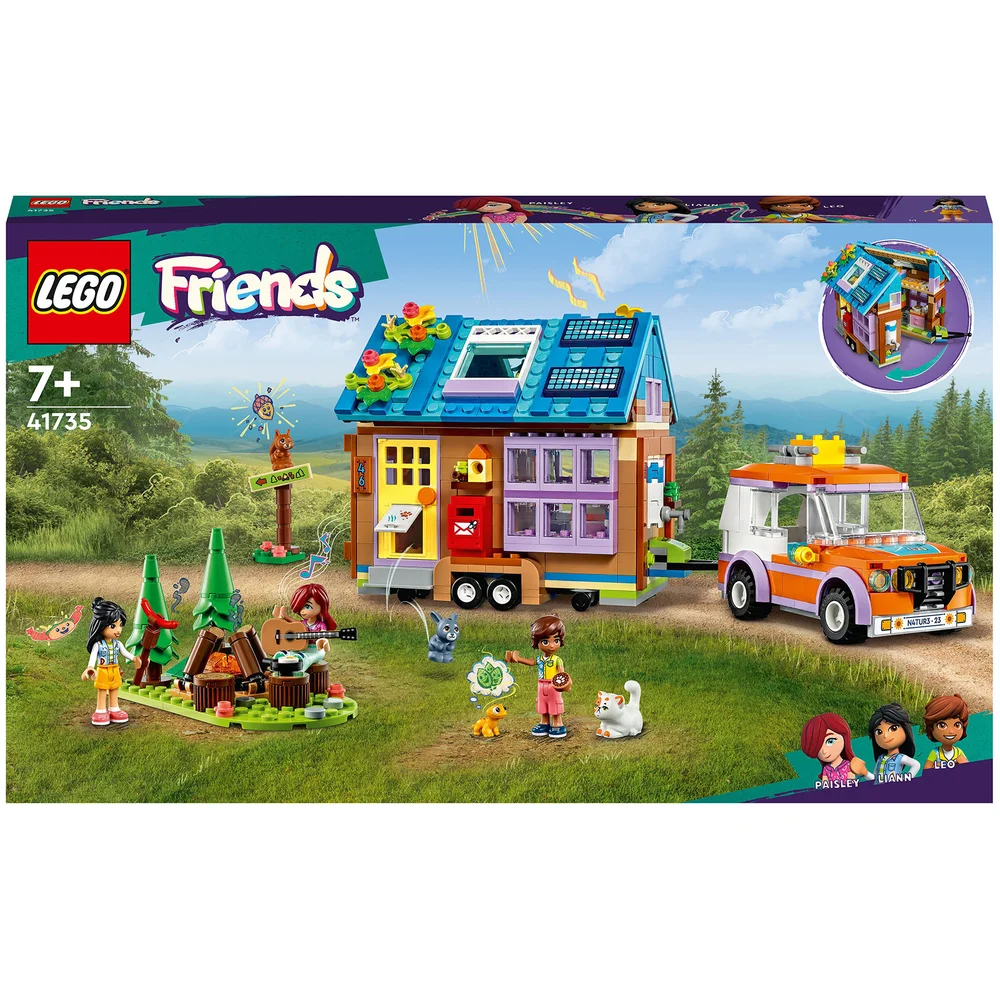 LEGO Friends: La Mini Maison Mobile, Jeu Camping avec Voiture Jouet, et Mini-Poupées(41735) Image 1