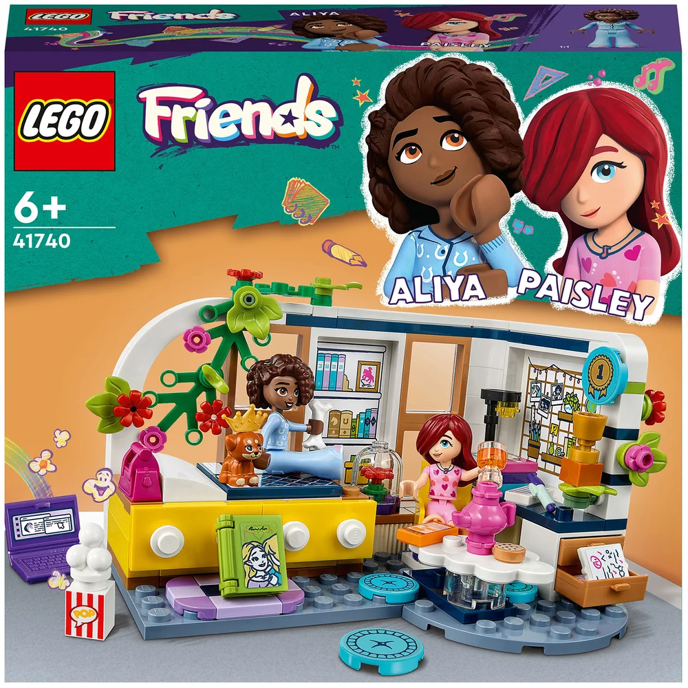 LEGO Friends: La Chambre d’Aliya, Jouet avec Figurine Paisley et Chiot, Enfants 6 Ans(41740) Image 1