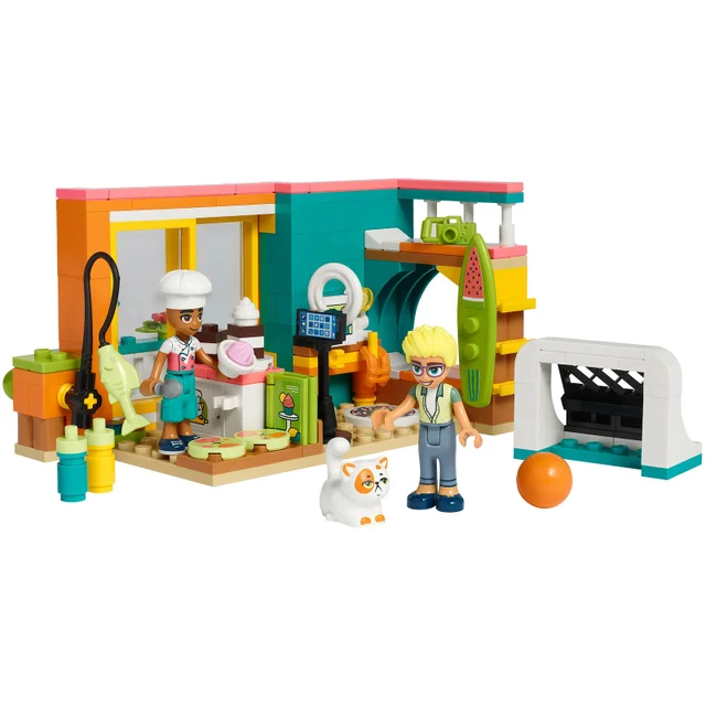 LEGO Friends: La Chambre de Léo, Jouet sur la Pâtisserie, avec Mini-Poupée(41754)