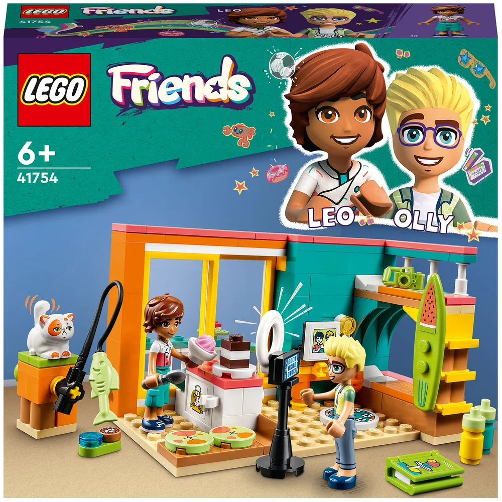 LEGO Friends: La Chambre de Léo, Jouet sur la Pâtisserie, avec Mini-Poupée(41754) Image 1