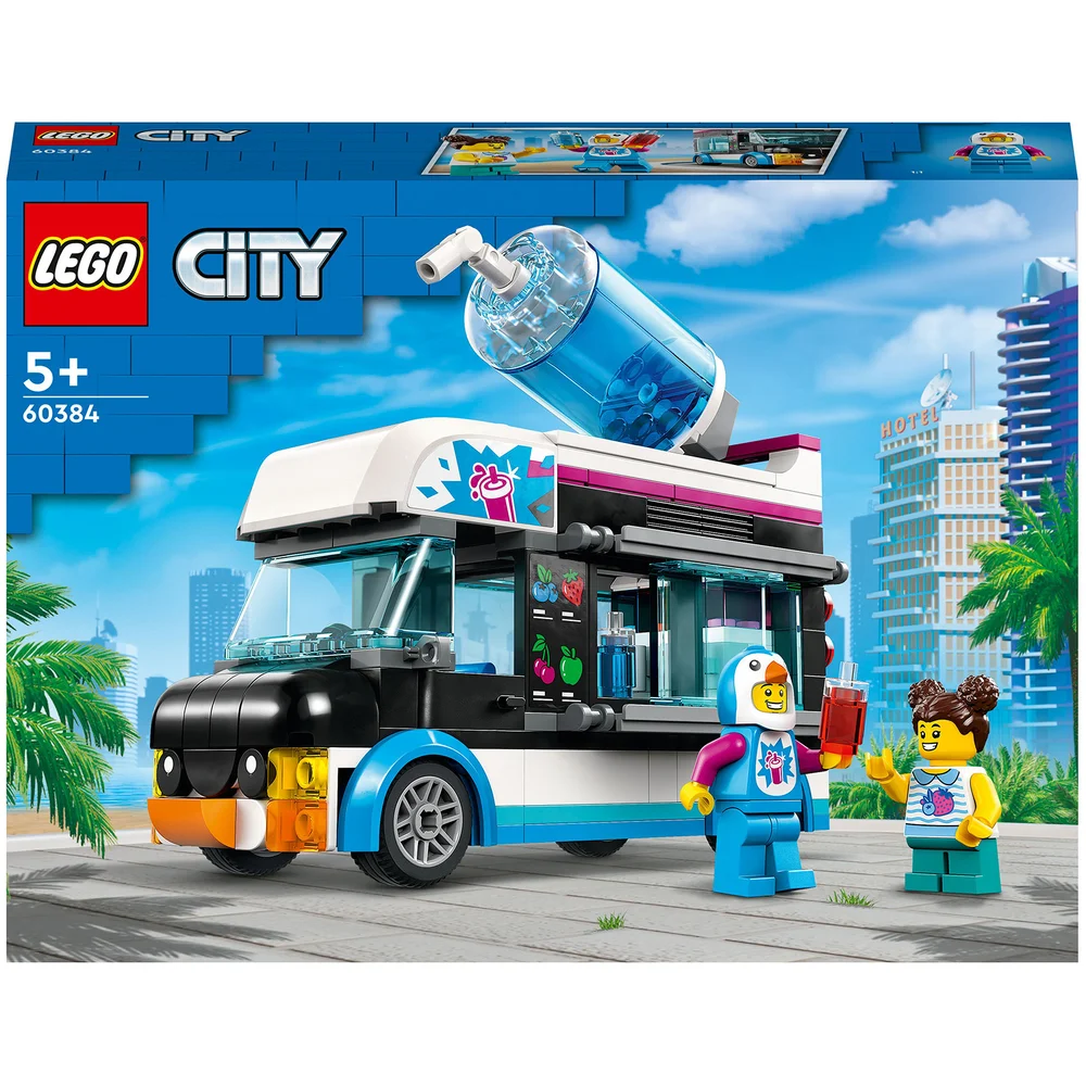 LEGO City: Le Camion à Granités du Pingouin, Jouet Camion Enfants 5 Ans, avec Figurines(60384) Image 1