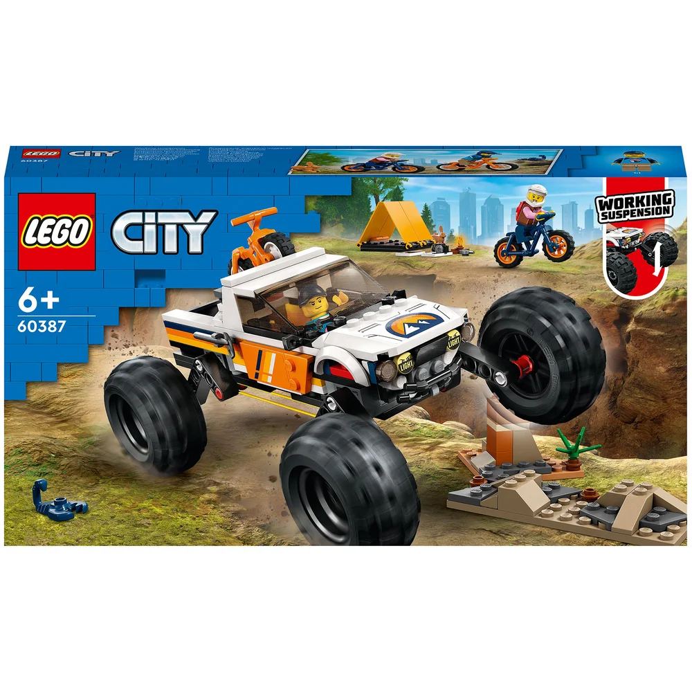 LEGO City: Les Aventures du 4x4 Tout-Terrain, Jouet Monster Truck, Jeu Camping(60387) Image 1
