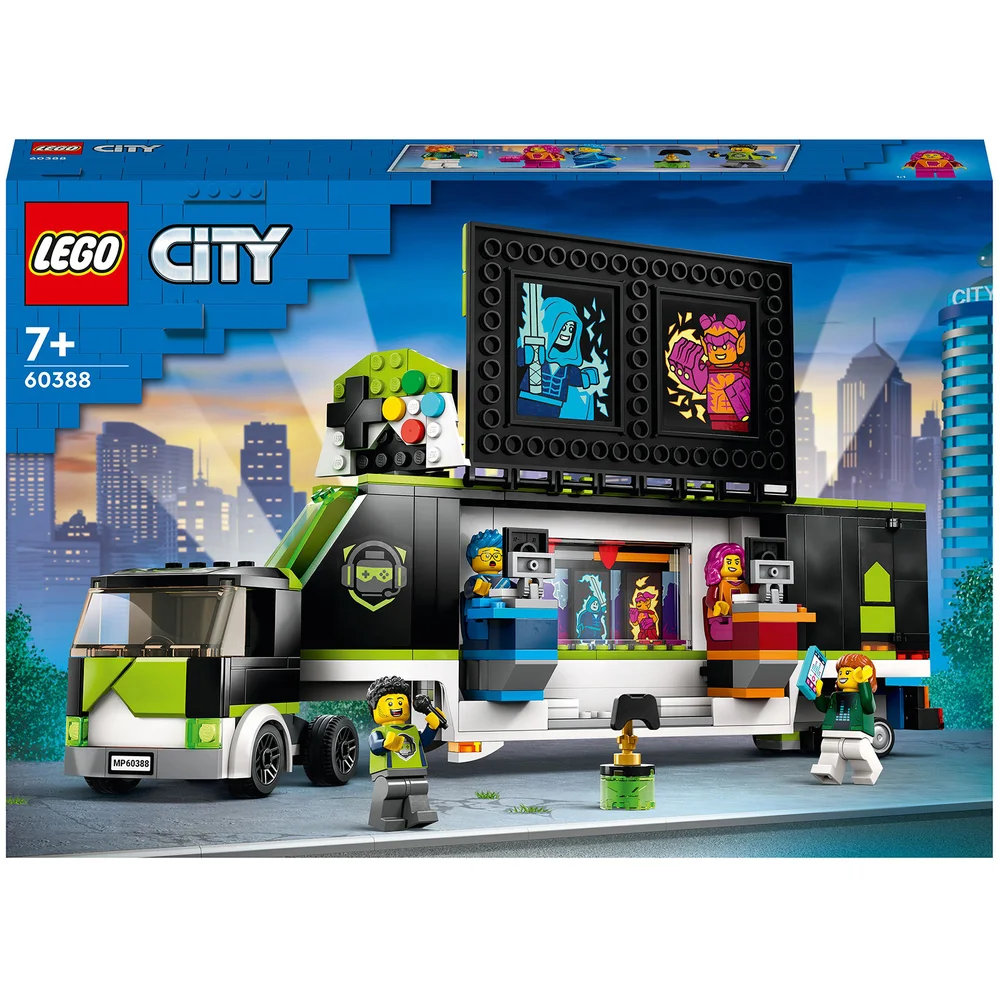 LEGO City: Le Camion de Tournois de Jeux Vidéo, Jouet Enfants 7 Ans, Compétition eSport(60388) Image 1
