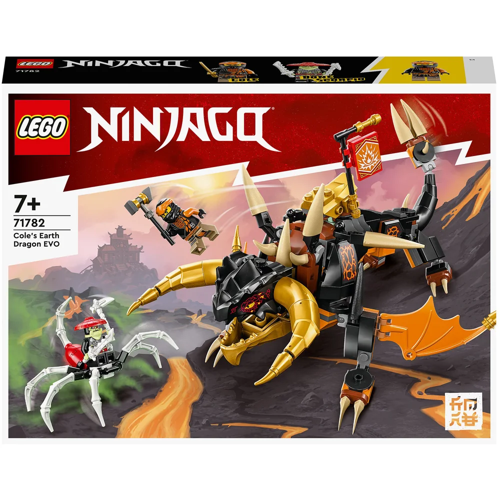 LEGO NINJAGO: Le Dragon de Terre de Cole – Évolution, Jouet avec 2 Minifigurines(71782) Image 1