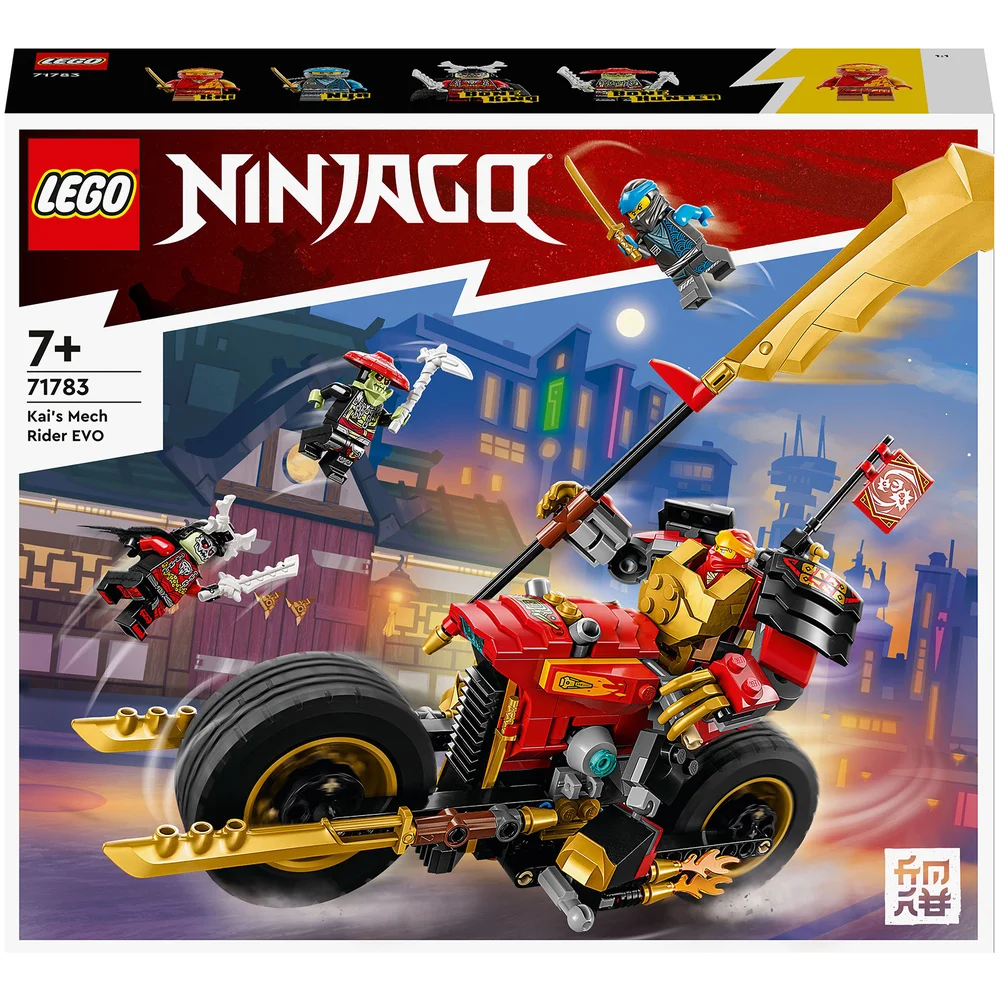 LEGO NINJAGO: La Moto du Robot de Kai – Évolution, Jouet de Ninja, Figurine Robot(71783) Image 1