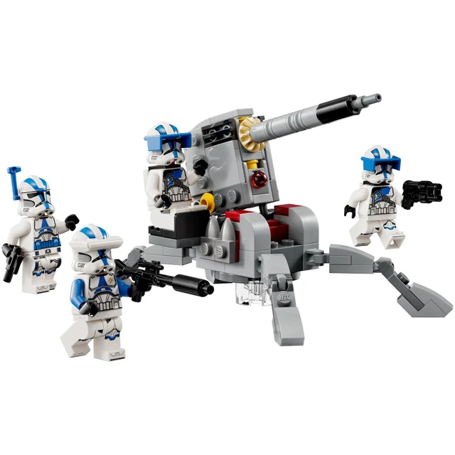 LEGO Star Wars: Pack de Combat des Clone Troopers de la 501ème Légion, Jouet avec Canon(75345)