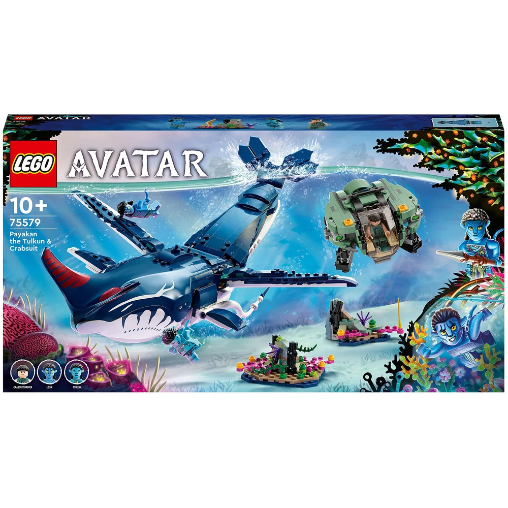 LEGO Avatar Payakan le Tulkun et Crabsuit, Jouet avec Figurine Animal, La Voie de l'Eau(75579) Image 1