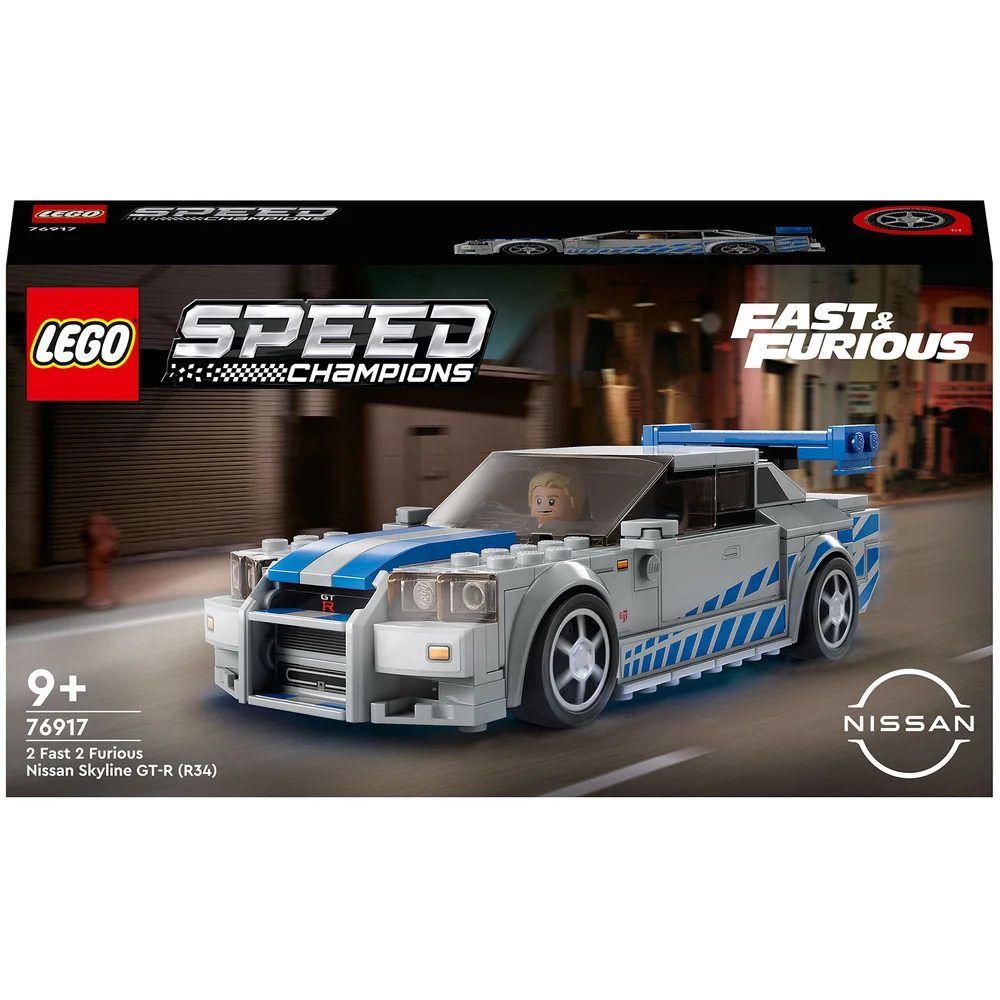 LEGO Speed Champions: Nissan Skyline GT-R (R34) 2 Fast 2 Furious, Maquette de Voiture(76917) Image 1