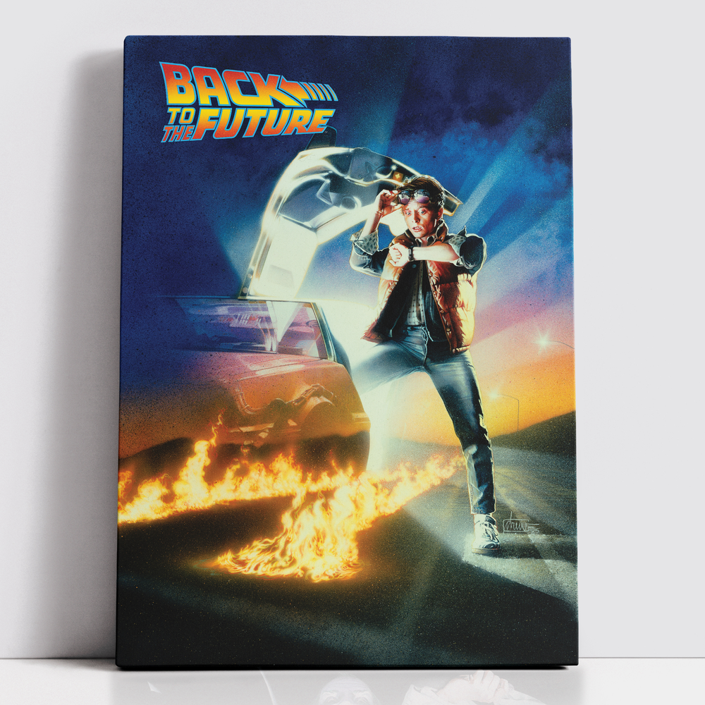 Decorsome x Back To The Future Classic Poster Toile rectangulaire - 12x18 inch Image 1
