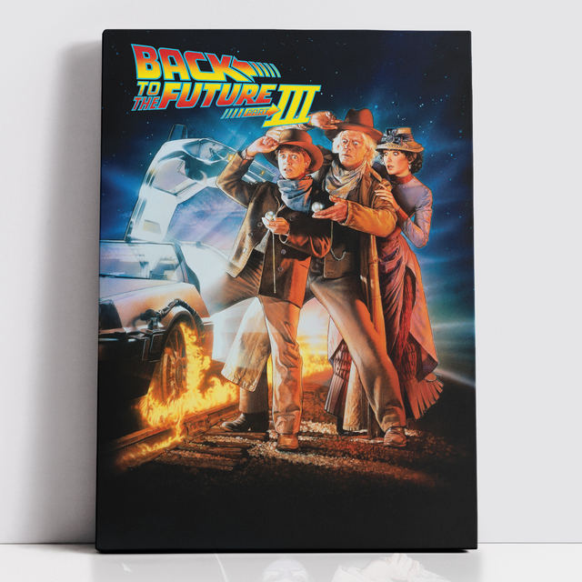Decorsome x Back To The Future Part Three Classic Poster Toile rectangulaire