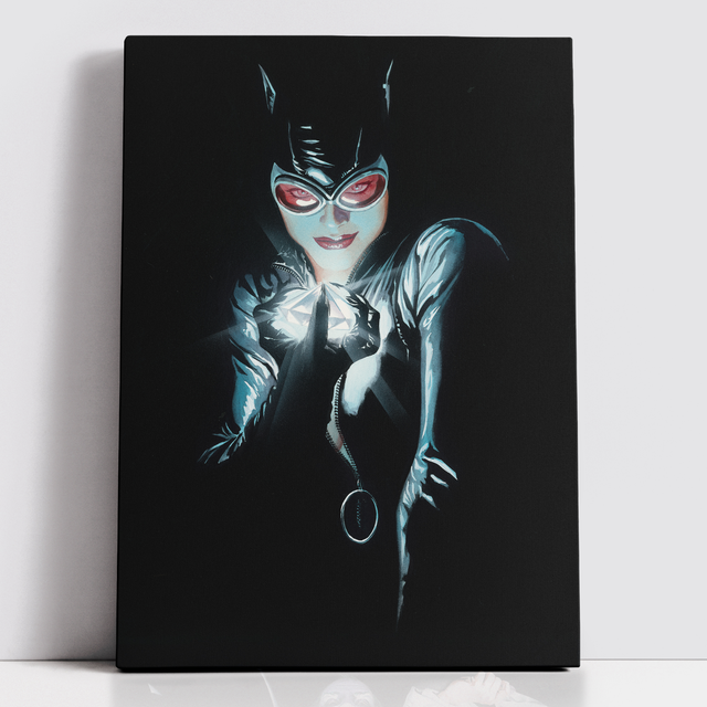 Decorsome x Batman Alex Ross - Catwoman Toile rectangulaire