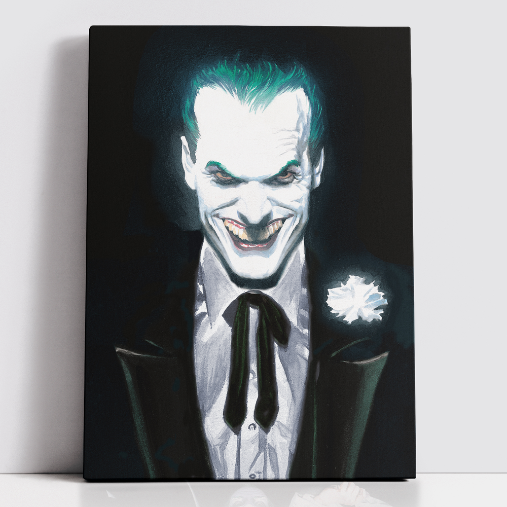 Decorsome x Batman Alex Ross - The Joker Toile rectangulaire - 12x18 inch Image 1