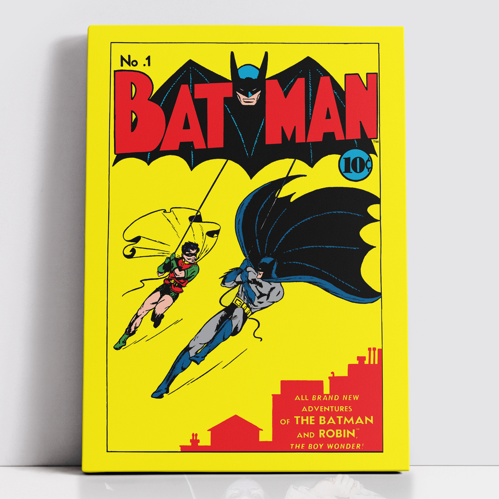 Decorsome x Batman Issue No. 1 Toile rectangulaire - 12x18 inch Image 1