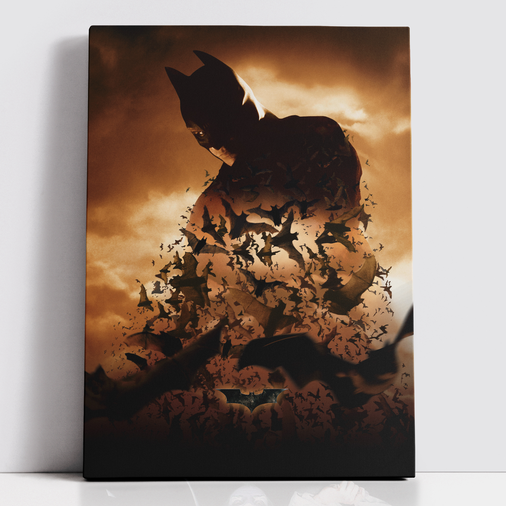 Decorsome x Batman Begins Toile rectangulaire - 12x18 inch Image 1