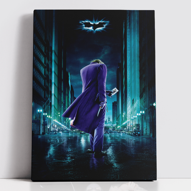 Decorsome x Batman The Dark Knight Joker Toile rectangulaire