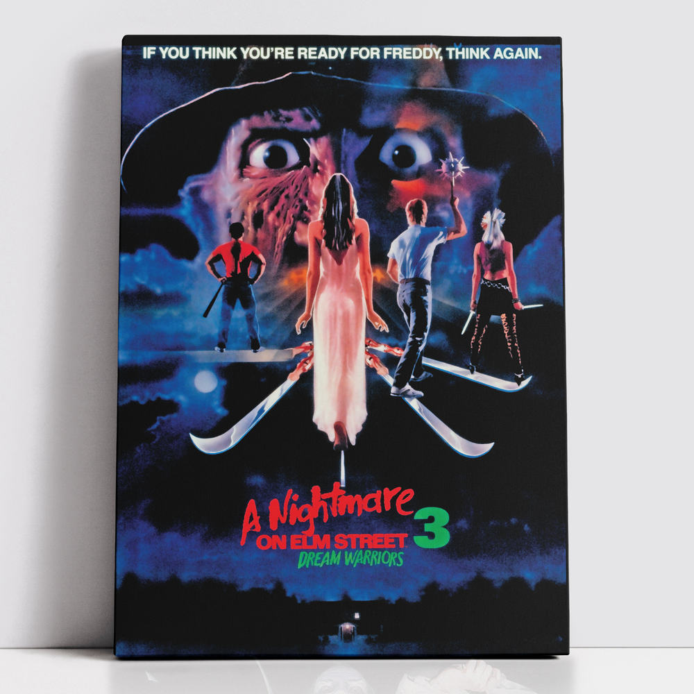 Decorsome x A Nightmare On Elm Street Dream Warriors Toile rectangulaire - 12x18 inch Image 1