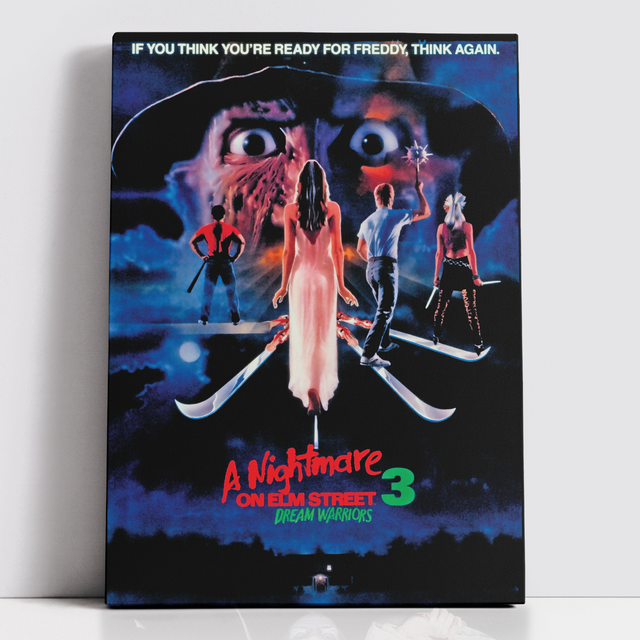 Decorsome x A Nightmare On Elm Street Dream Warriors Toile rectangulaire