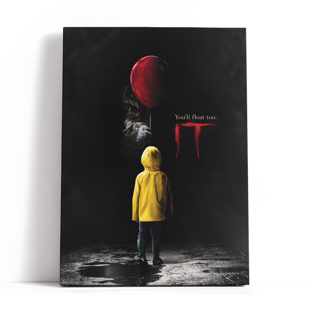 Decorsome x IT Chapter 1 (2017) It Chapter One You'll Float Too Rectangular Canvas - 12x18 inch Image 1