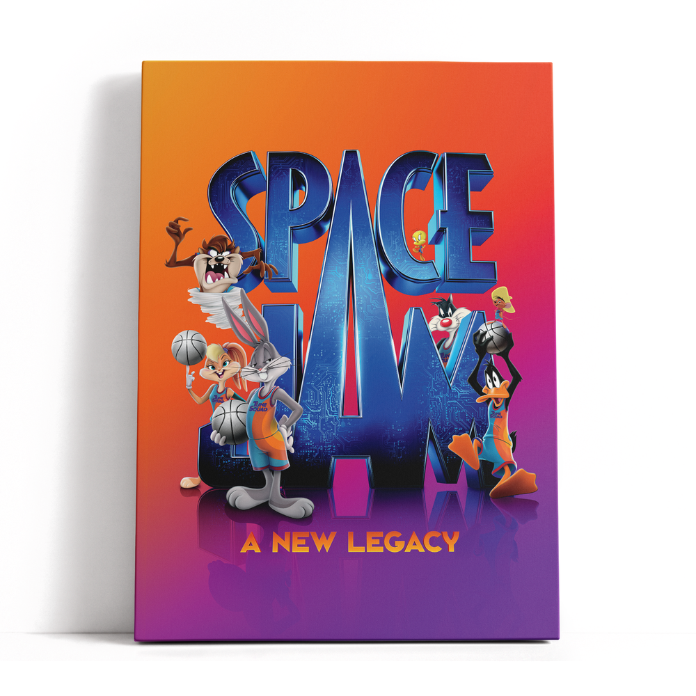 Decorsome x Space Jam A New Legacy Toile rectangulaire - 12x18 inch Image 1