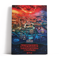 Decorsome x Stranger Things Hawkins Toile rectangulaire - undefined undefined