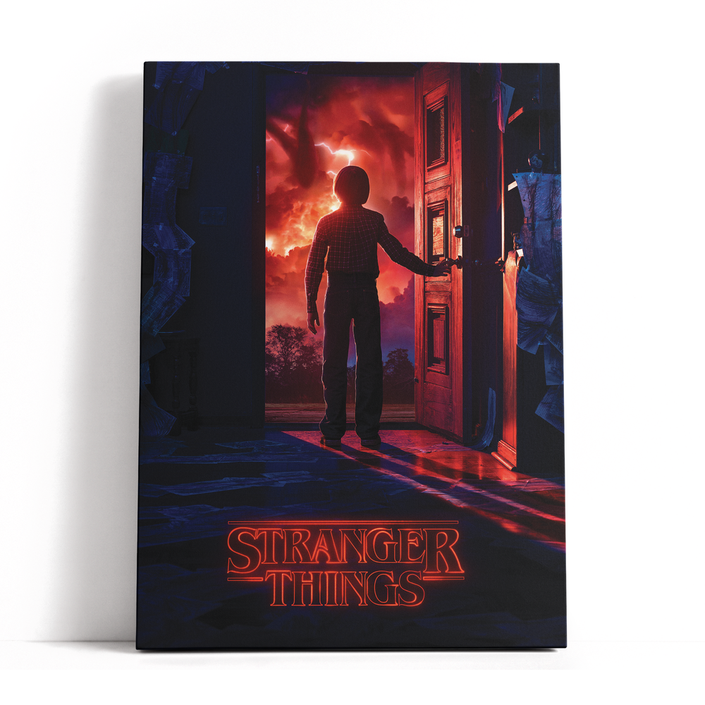 Decorsome x Stranger Things Poster Toile rectangulaire - 12x18 inch Image 1